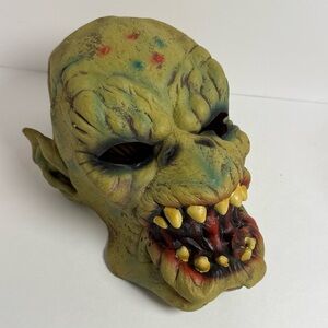 Ghoul Goblin Mask 2006 The Paper Magic Group Halloween Scary Mask Rare Green